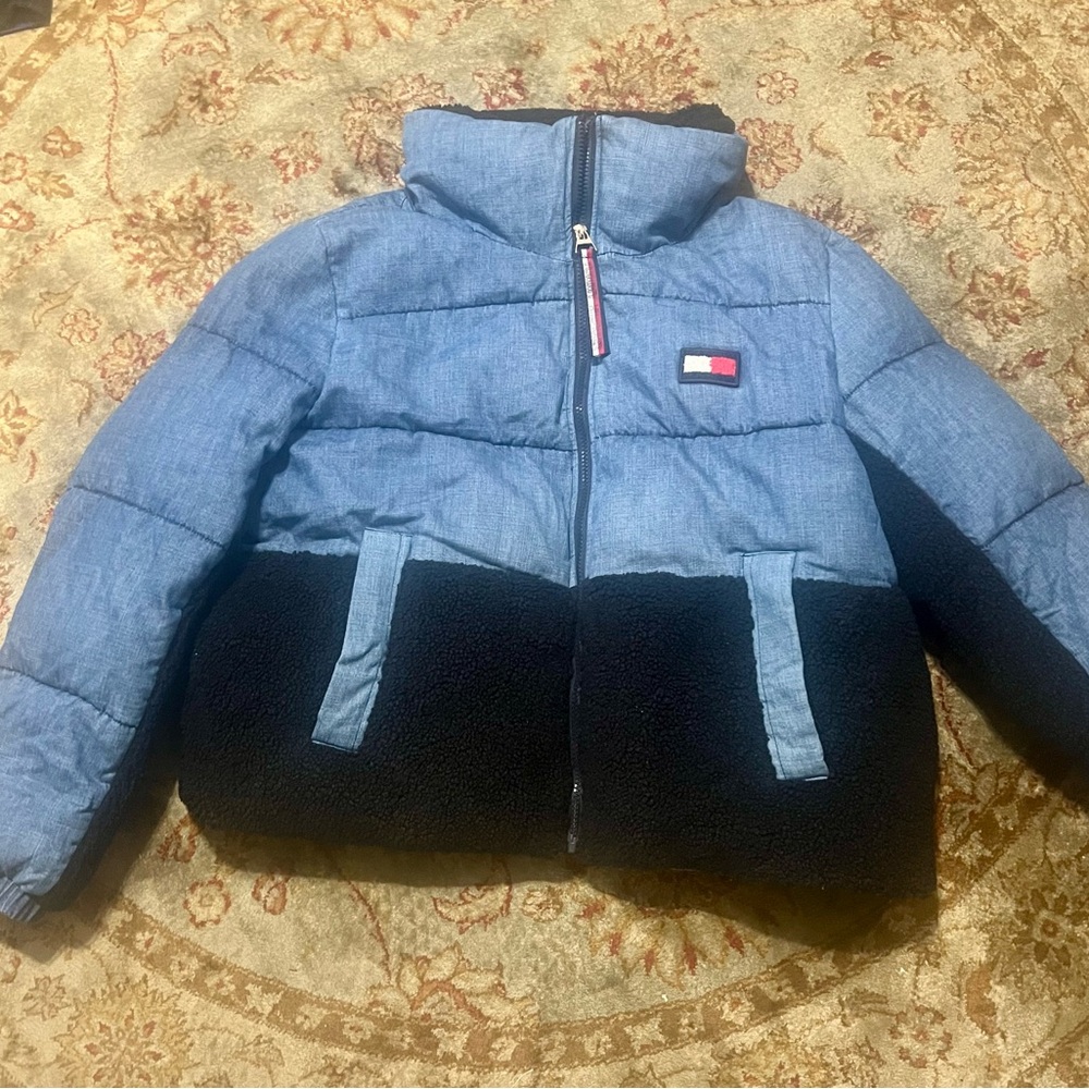 Tommy Hilfiger Blue and Black Jacket